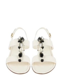 PAOLA MARTINI Sandals* off white