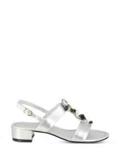 PAOLA MARTINI Sandals* silver