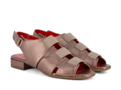 PAS DE ROUGE Sandals* rose metallic