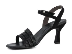 PAUL GREEN Sandals* black sparkle