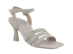 PAUL GREEN Sandals* silver sparkle