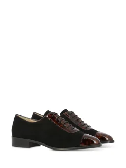 PETER SHEPPARD Lace-Ups* tortoise shell~black