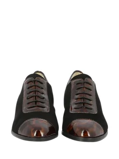 PETER SHEPPARD Lace-Ups* tortoise shell~black
