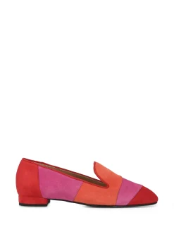 PETER SHEPPARD Slip-Ons* red~pink~orange