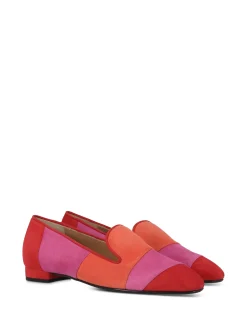 PETER SHEPPARD Slip-Ons* red~pink~orange