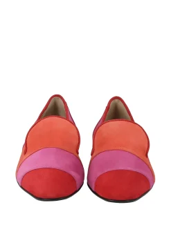 PETER SHEPPARD Slip-Ons* red~pink~orange