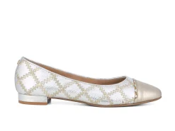 PETER SHEPPARD Ballerina Flats* gold~silver