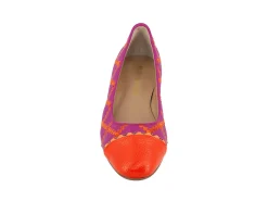 PETER SHEPPARD Ballerina Flats* orange~pink multi
