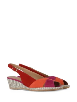 PETER SHEPPARD Espadrilles* red~pink~orange