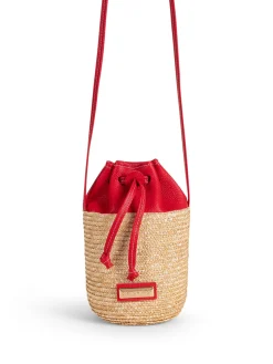 PIEL DE MAR Handbags & Wallets* natural~red