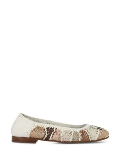 PONS QUINTANA Ballerina Flats* white~beige
