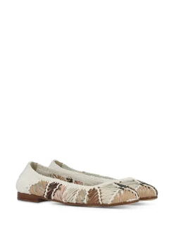 PONS QUINTANA Ballerina Flats* white~beige