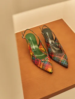 PONS QUINTANA Heels* green multi