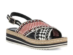 PONS QUINTANA Sandals* black~red~white