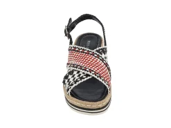 PONS QUINTANA Sandals* black~red~white