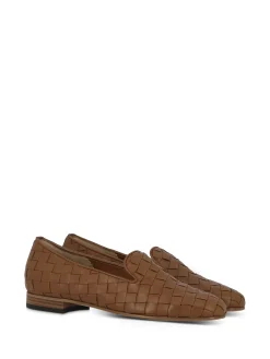 PORTA ROSSA Slip-Ons* brandy