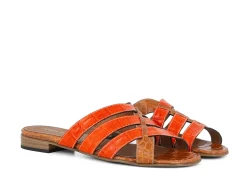 PORTA ROSSA Slides* orange~tan