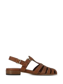 PORTA ROSSA Slip-Ons* brandy
