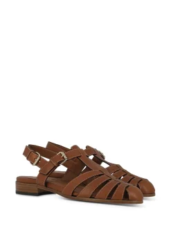 PORTA ROSSA Slip-Ons* brandy