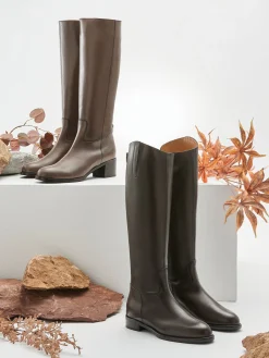 PORTA ROSSA Long Boots* taupe