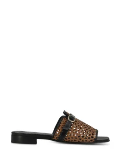 PORTA ROSSA Slides* brown~black