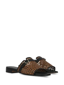 PORTA ROSSA Slides* brown~black