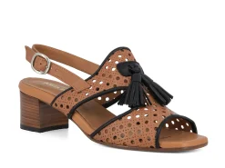 PORTA ROSSA Sandals* tan~black