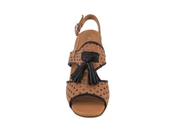 PORTA ROSSA Sandals* tan~black