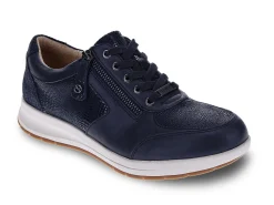 REVERE Sneakers* sapphire~navy lizard