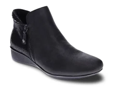 REVERE Ankle Boots* onyx~black lizard