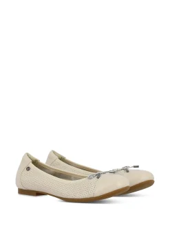REVERE Ballerina Flats* pebble