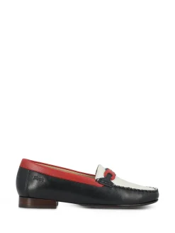 SIOUX Loafers* navy~white~red