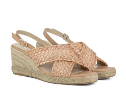SORELLE BENSONI Espadrilles* blush metallic