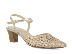 SORELLE BENSONI Heels* gold metallic