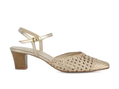 SORELLE BENSONI Heels* gold metallic