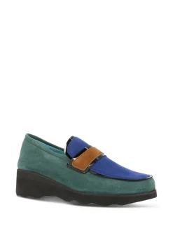 THIERRY RABOTIN Slip-Ons* green~blue