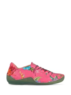THINK! Lace-Ups* fuchsia~flower