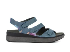 THINK! Sandals* blue floral