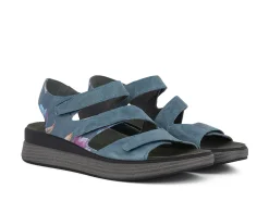 THINK! Sandals* blue floral