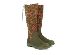 THINK! Long Boots* olive~orange
