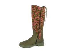 THINK! Long Boots* olive~orange