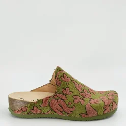 THINK OUTLET Slides* green floral