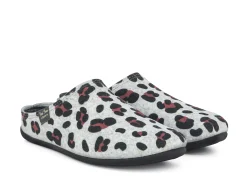 TONI PONS Slippers* grey leopard