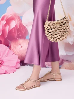 VIA MERCANTI Sandals* bronze