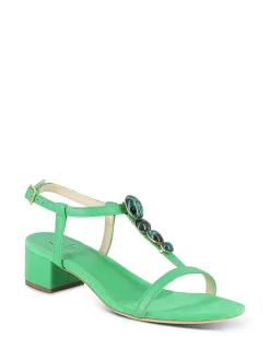 VIA MERCANTI Sandals* emerald green