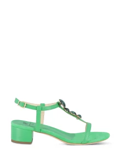 VIA MERCANTI Sandals* emerald green