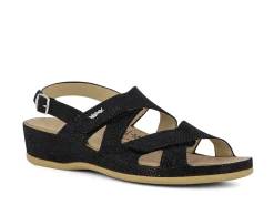 VITAL Sandals* black print