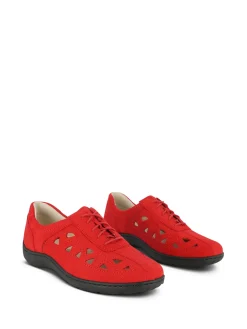 WALDLAUFER Lace-Ups* red~black