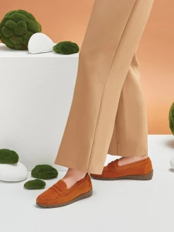 WALDLAUFER Slip-Ons* burnt orange