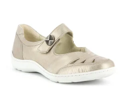 WALDLAUFER Mary Janes* lt gold metallic